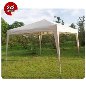 carpa-plegable-metal-3x3-metros-beige-airmec